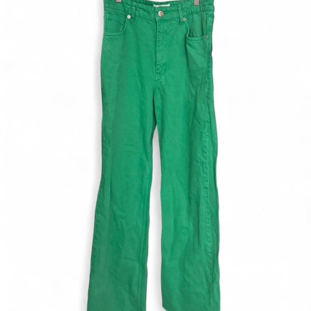 Green High Waisted ZARA Jeans